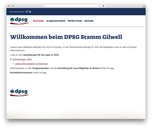 DPSG BASE THEME WordPress theme - stamm-gilwell.de