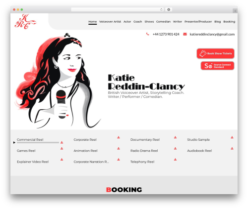 Genesis theme WordPress - katiereddin-clancy.com