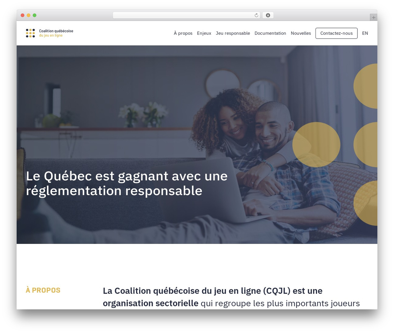 iGaming WordPress theme - coalitionjeuligneqc.ca