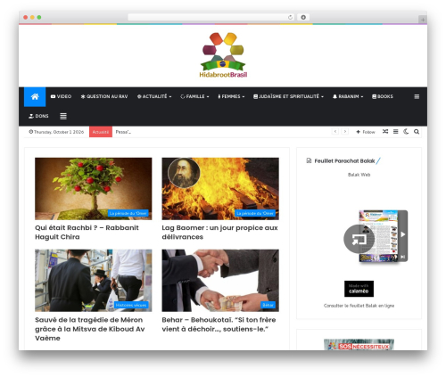Theia post slider WordPress plugin - hidabroot.fr