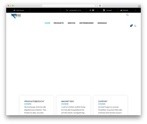 Klippe WordPress shop theme - paratec.de
