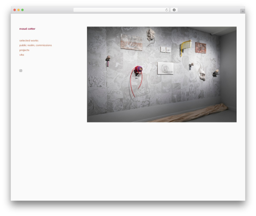 Reframe Plus theme WordPress - maudcotter.com
