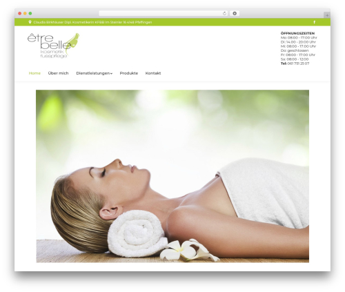 Techreshape WordPress theme - kosmetik-etrebelle.ch