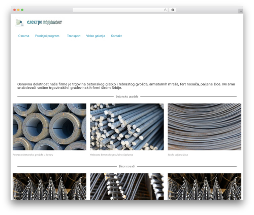 Theme WordPress Customify - elektrovodomont.rs