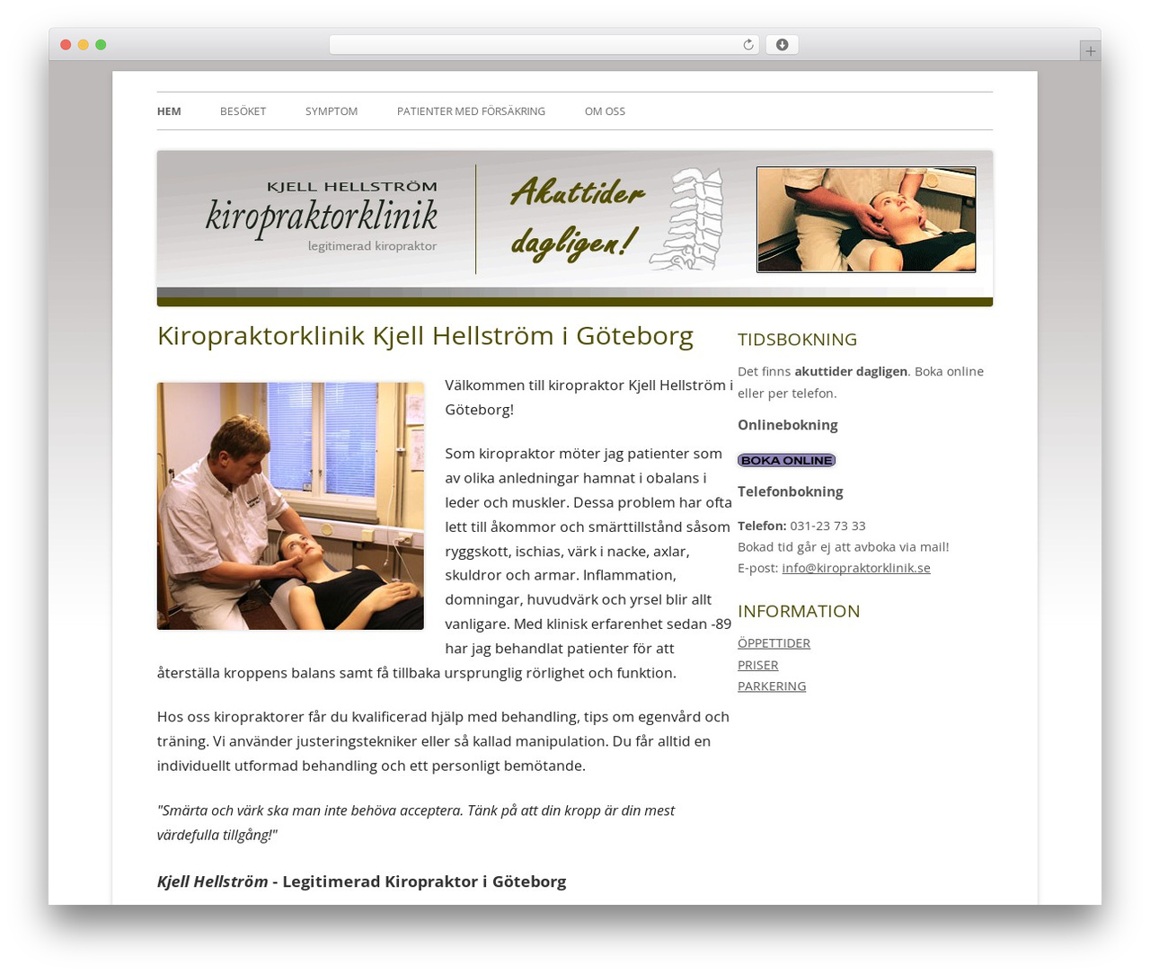 Tiny Framework WordPress theme - kiropraktorklinik.se Tiny Framework WordPress theme - kiropraktorklinik.se