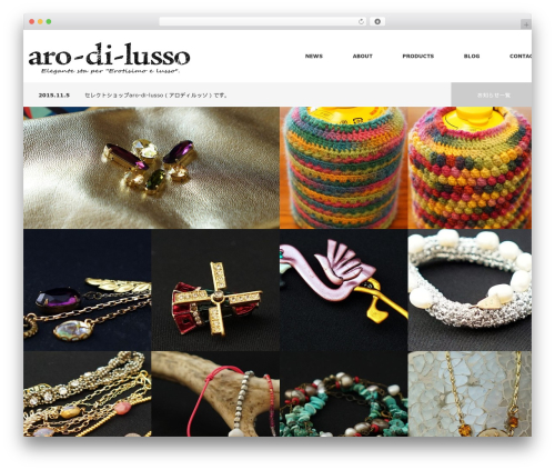 BLOC theme WordPress - aro-di-lusso.com