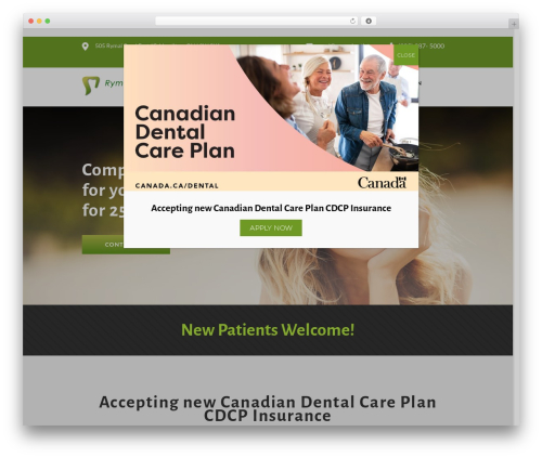 Laurel theme WordPress - hamiltondentaloffice.com