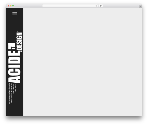 mod WordPress website theme - acide.design