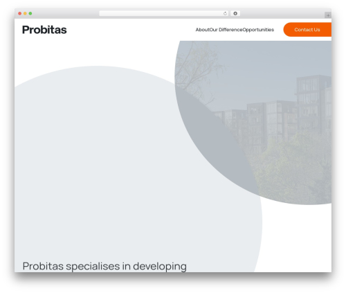 Probitas theme WordPress - probitas-developments.com
