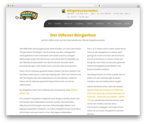 Divi mobile WordPress plugin - buergerbus-olfen.de