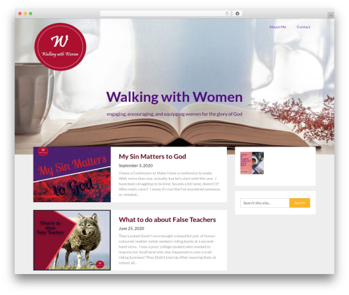 Best WordPress theme Adaptable Notes - walkingwithwomen.com