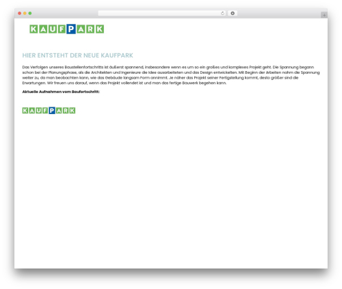Default-Theme theme WordPress - kaufpark-dresden-baustelle.de