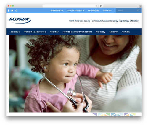 Health theme WordPress - naspghan.org
