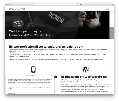 OneSite Bootstrap WordPress theme - demetriopolimeno.com