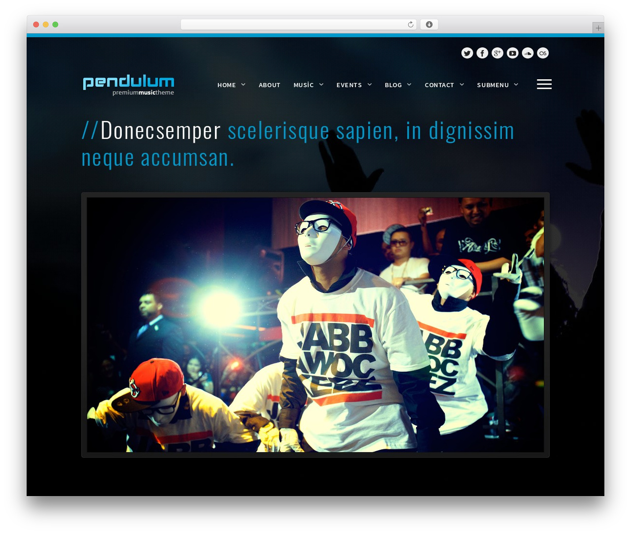 Pendulum premium WordPress theme - omurkara.com