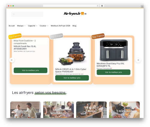 Affimax WordPress plugin - www.air-fryers.fr