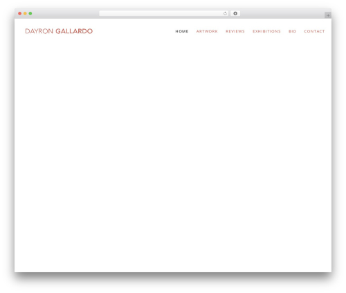 Snow WordPress theme - dayron-gallardo.com