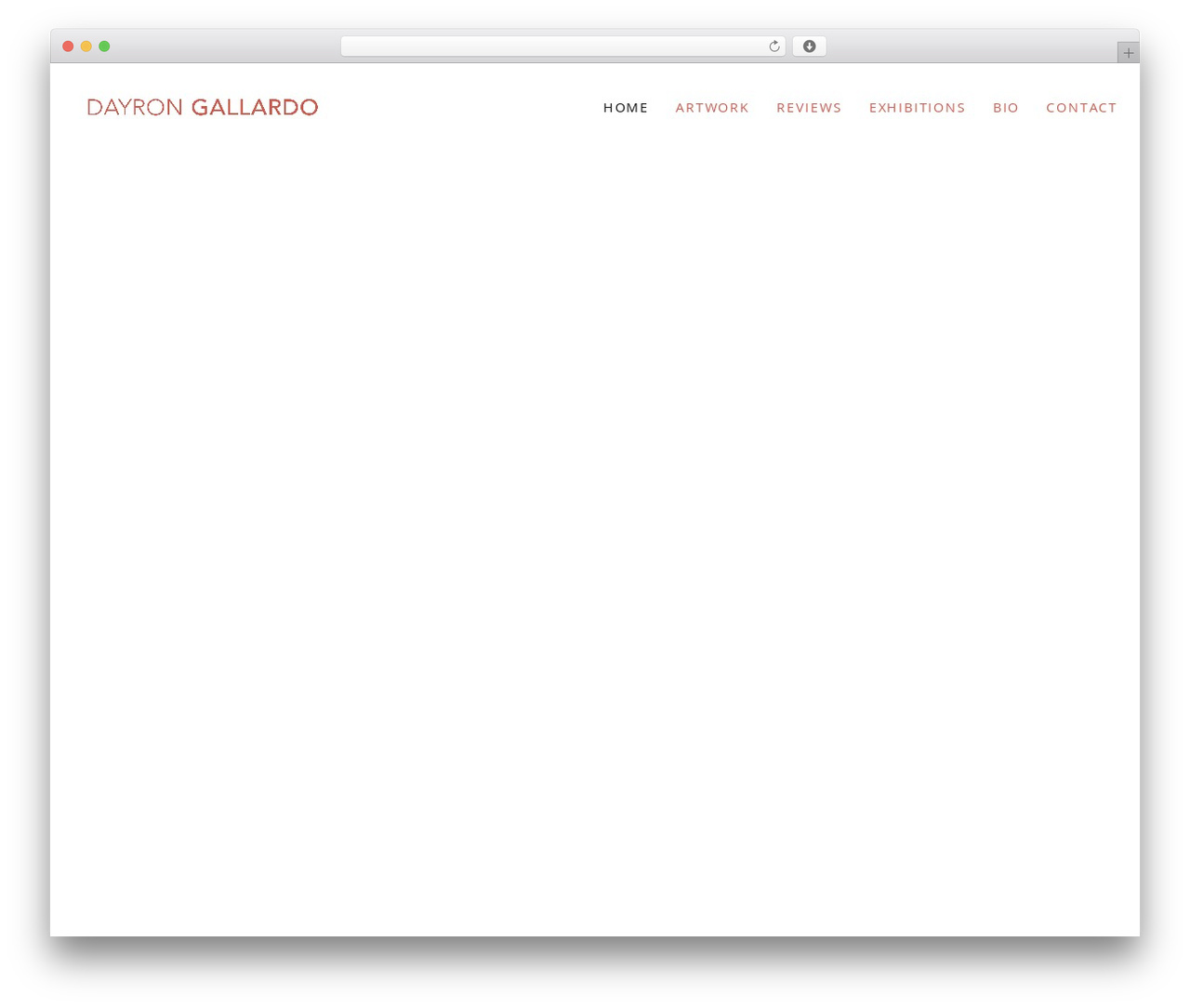 Snow WordPress theme - dayron-gallardo.com