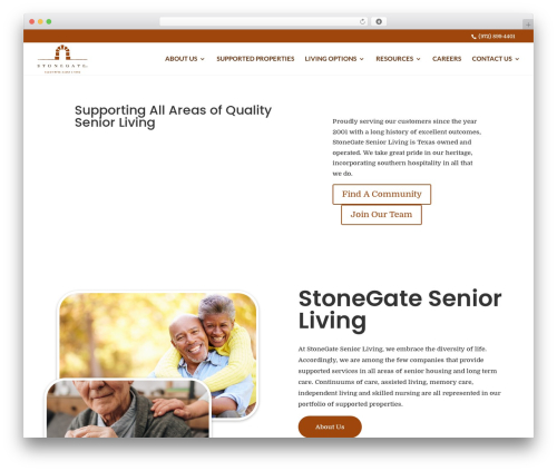 WordPress theme Imavex Development - stonegatesl.com