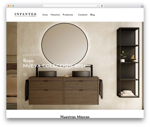 Barberry WordPress website theme - infantesceramica.com