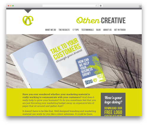 Creative theme WordPress - othencreative.co.uk Creative theme WordPress - othencreative.co.uk