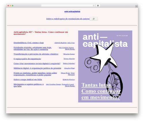 Splide carousel WordPress plugin - redeanticapitalista.net