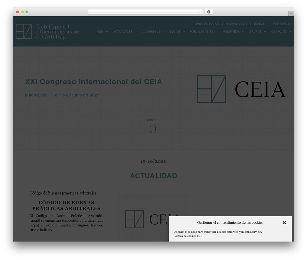 Extra WordPress theme - clubarbitraje.com Extra WordPress theme - clubarbitraje.com