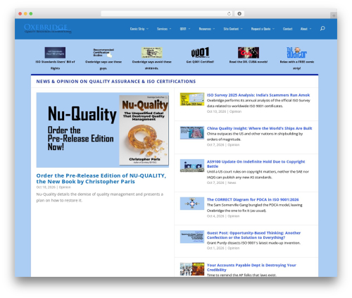 Extra WordPress theme - oxebridge.com/emma