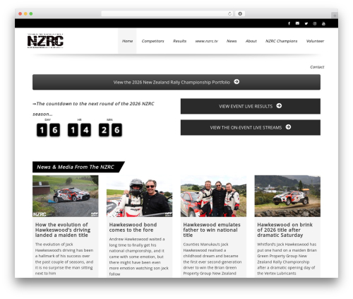 gameplan theme WordPress - nzrallychamps.co.nz
