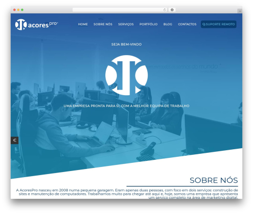 WordPress theme AcoresPRO Theme - acorespro.com