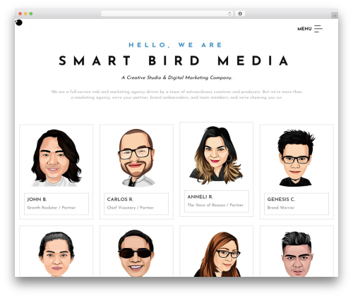 WordPress theme Beaver Builder Theme - smartbirdmedia.com