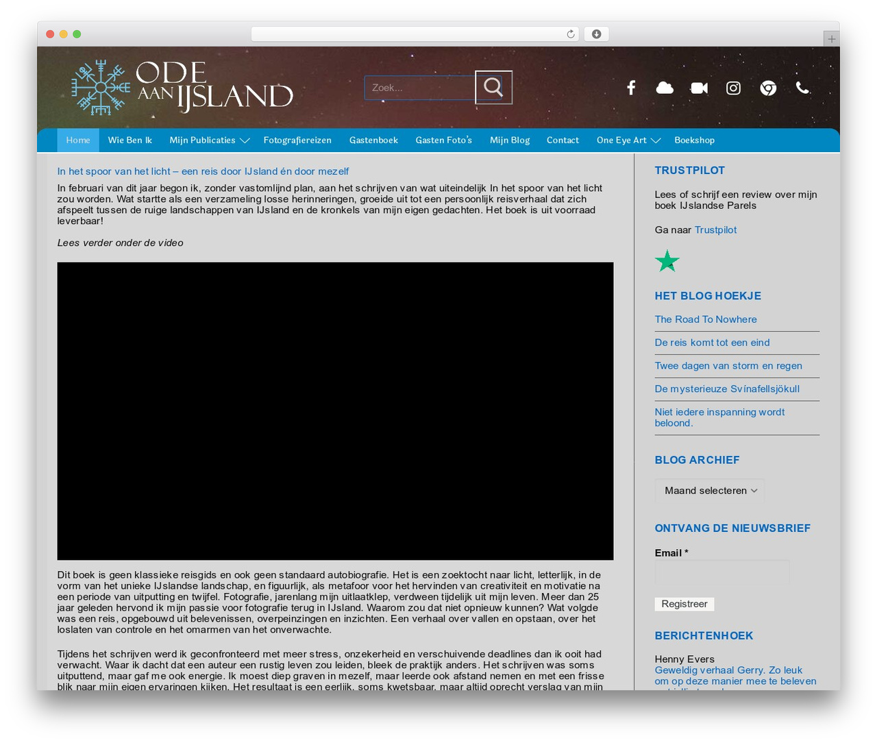 WordPress theme Customify - odeaanijsland.nl