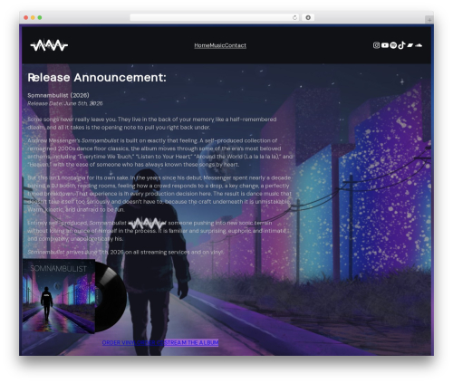 FotaWP free WordPress theme - andrewmessengermusic.com