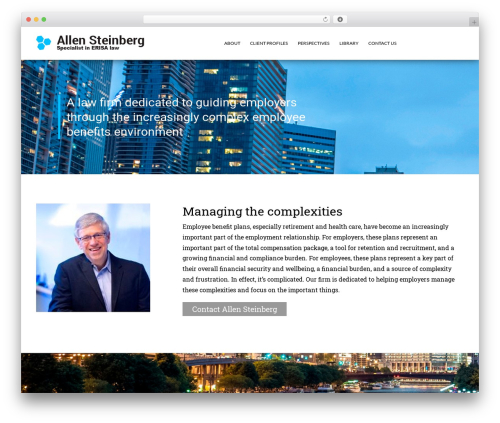 Glantz Steinberg WordPress theme - erisastrategies.com
