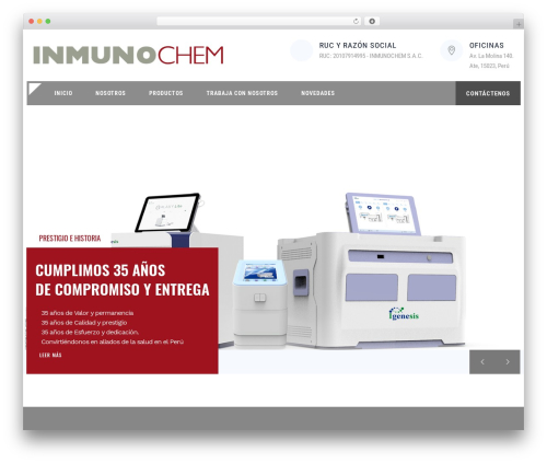 LabtechCO WordPress theme - inmunochem.com