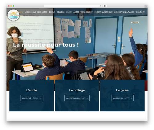 Learnpro WordPress theme - saintpierredelamer.com