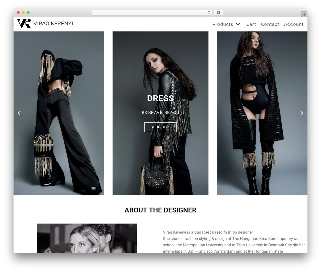 Neve WordPress theme - viragkerenyi.com