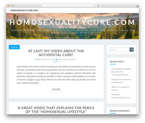 Nisarg theme WordPress free - homosexualitycure.com