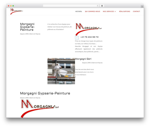 WordPress theme Divi - renovation-gypserie-peinture.ch
