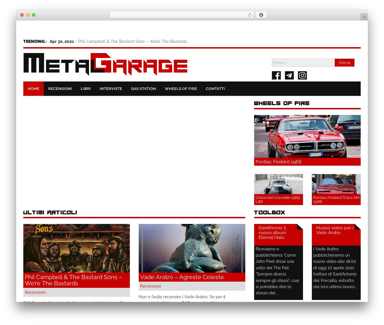 WordPress theme Endolf - metalgarage.net WordPress theme Endolf - metalgarage.net