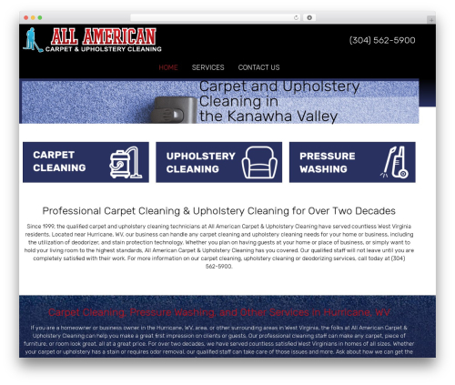 WordPress theme Hello Elementor - allamericancarpetcleaningwv.com
