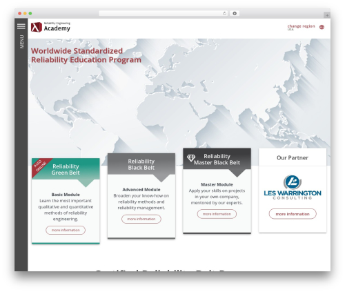 WordPress theme Reliability Engineering Academy - reliability-academy.com