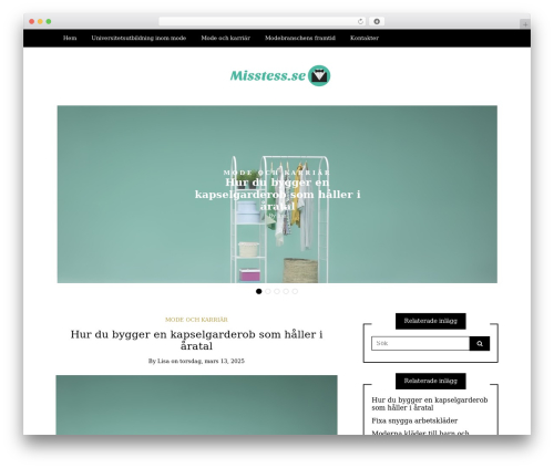 Writee free WordPress theme - misstess.se Writee free WordPress theme - misstess.se