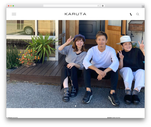 aTheme WordPress theme - karutahair.com