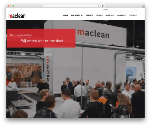 Best WordPress theme Maclean - maclean.nl