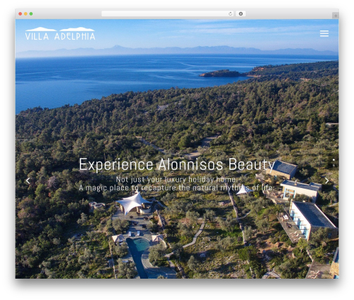 Divi premium WordPress theme - villa-adelphia-alonnisos.com