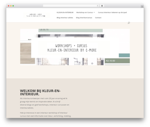Divi WordPress theme - kleur-en-interieur.nl