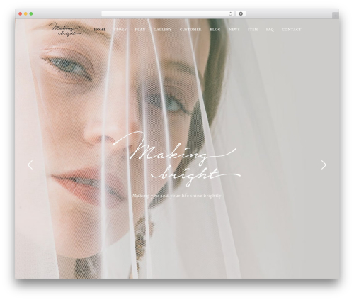 Fleur WordPress theme - makifujimoto.net
