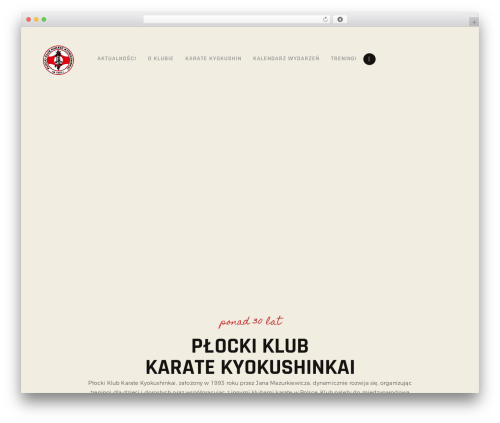 Quickcal WordPress plugin - karateplock.pl