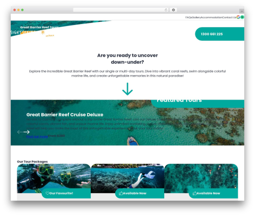 SSTA Theme WordPress theme - greatbarrierreeftourscairns.com.au